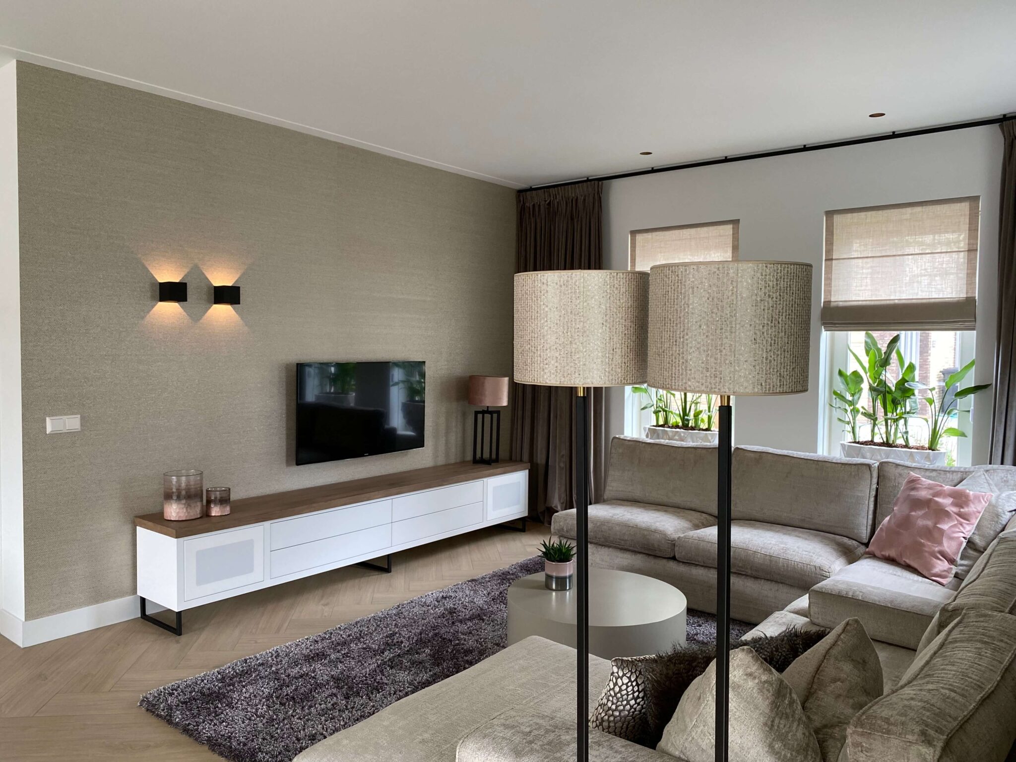 freelans interieur projecten 2 onder 1 kap Beverwijk